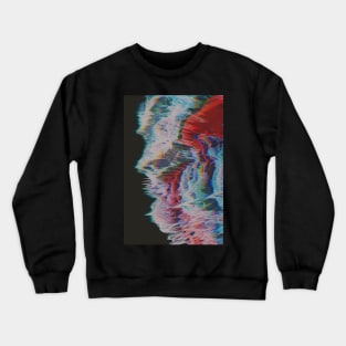 GRITOS - Cybercore Abstract Glitch Art Crewneck Sweatshirt